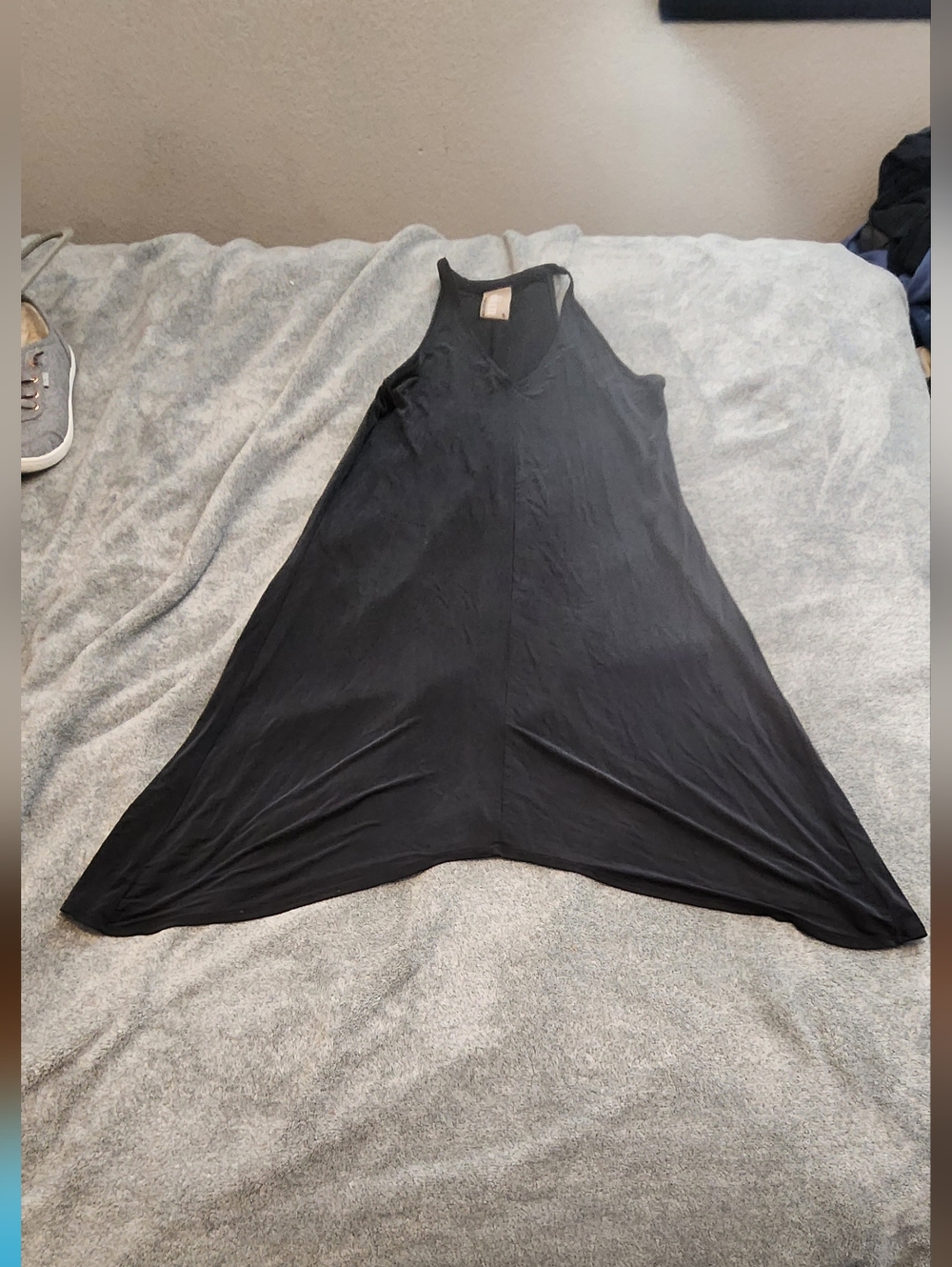 Dolan Left Coast Collection Black Asymmetrical Sleeveless Dress Size Medium - Picture 3 of 7